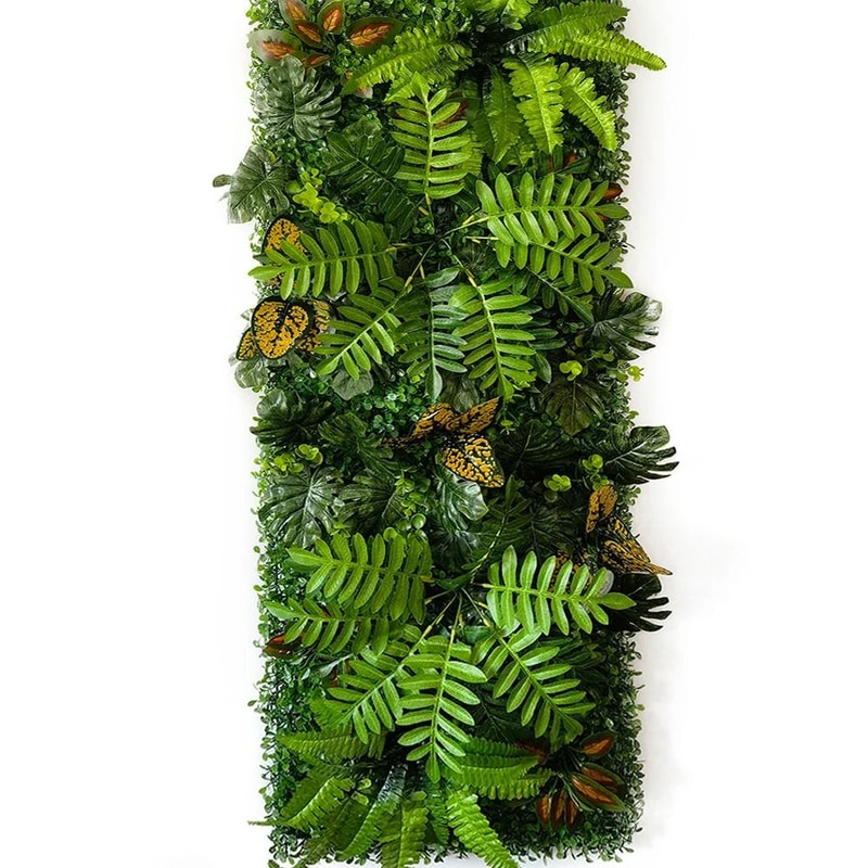 Artificial Boxwood Hedge Panel 16x47 In Realistic Grass Wall Backdrop Faux Greenery For Home Offi 8