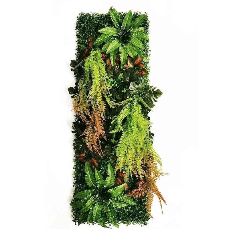 Artificial Boxwood Hedge Panel 16x47 In Realistic Grass Wall Backdrop Faux Greenery For Home Offi 11