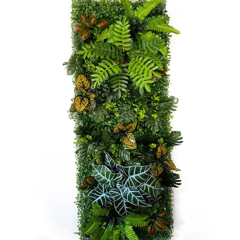 Artificial Boxwood Hedge Panel 16x47 In Realistic Grass Wall Backdrop Faux Greenery For Home Offi 7