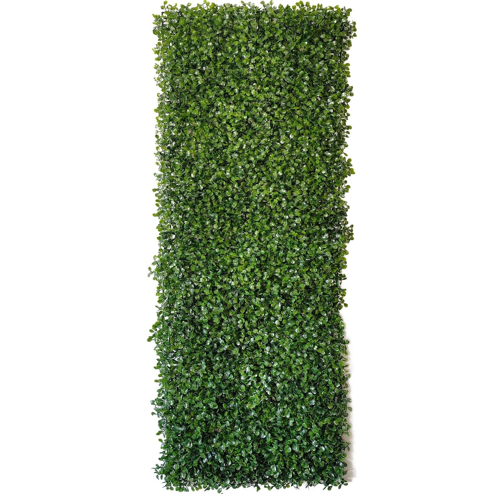 Artificial Meadow Flower Wall 16x47 In Lush Green Grass Panel Floral Backdrop For Wedding Window 6