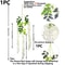 Artificial Silk Violet Vines 12pc Hanging Floral Centerpieces Realistic Wisteria Garland For Wedd 5