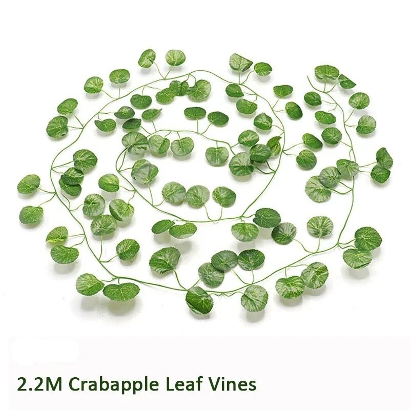 Artificial Silk Ivy Garland 12pc Lush Green Creeper Vines Realistic Fake Foliage For Garden Balco 8