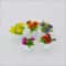 Miniature Potted Flowers 5Piece Set Vibrant Artificial Dollhouse Plants Dashboard Decor Party Fa 3