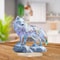 Acrylic White Crystal Dragon Figurine 2D Flat Minimalist Statue Modern Table Ornament For Home Of 4