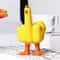 Rebellious Middle Finger Duck Statue Creative Resin Desktop Ornament Humorous Home Office Garden 3