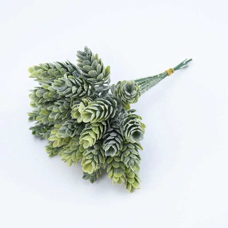 Artificial Pineapple Grass 30Head Set Faux Succulent Needlework Accents For Wedding Home Festive 5