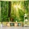 Towering Forest Forest Tapestry Misty Nature Scenery Wall Hanging Bohemian Witchcraft Style Home 18