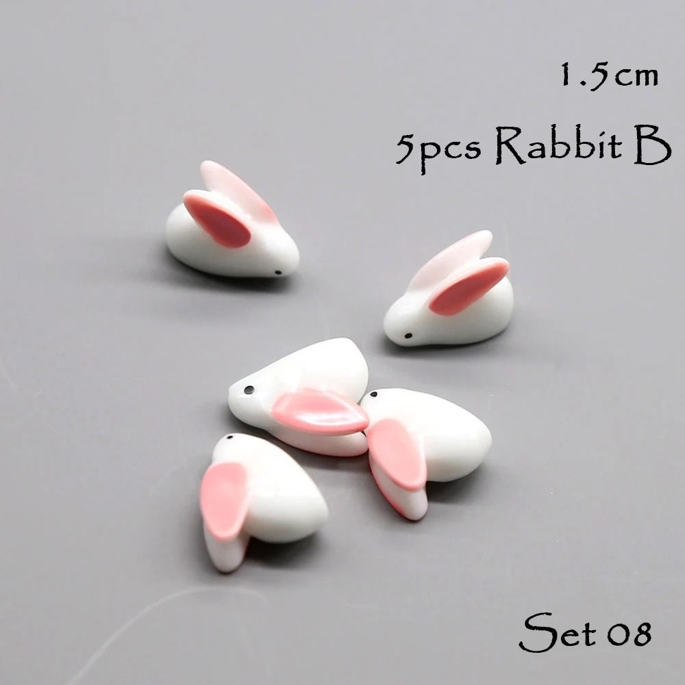 Miniature Animal Figurine Set 5Piece Tiny Dog Cat Sheep Fish Fairy Garden Aquarium DIY Accessor 13