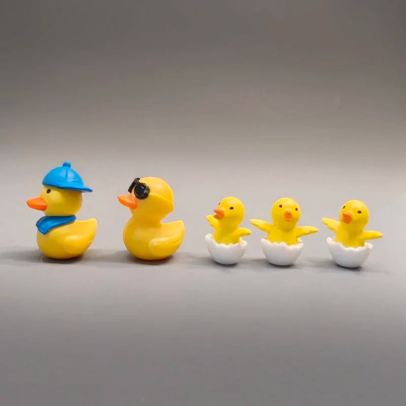 Miniature Animal Figurine Set 5Piece Tiny Dog Cat Sheep Fish Fairy Garden Aquarium DIY Accessor 17