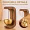 Magnetic Wooden Shopkeepers Bell Minimalist Beech Wood Doorbell Wind Chime Home Business Entry 5