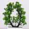 Artificial Potted Bonsai Tree Decorative Faux Tabletop Plant Realistic Greenery For Home Office 3