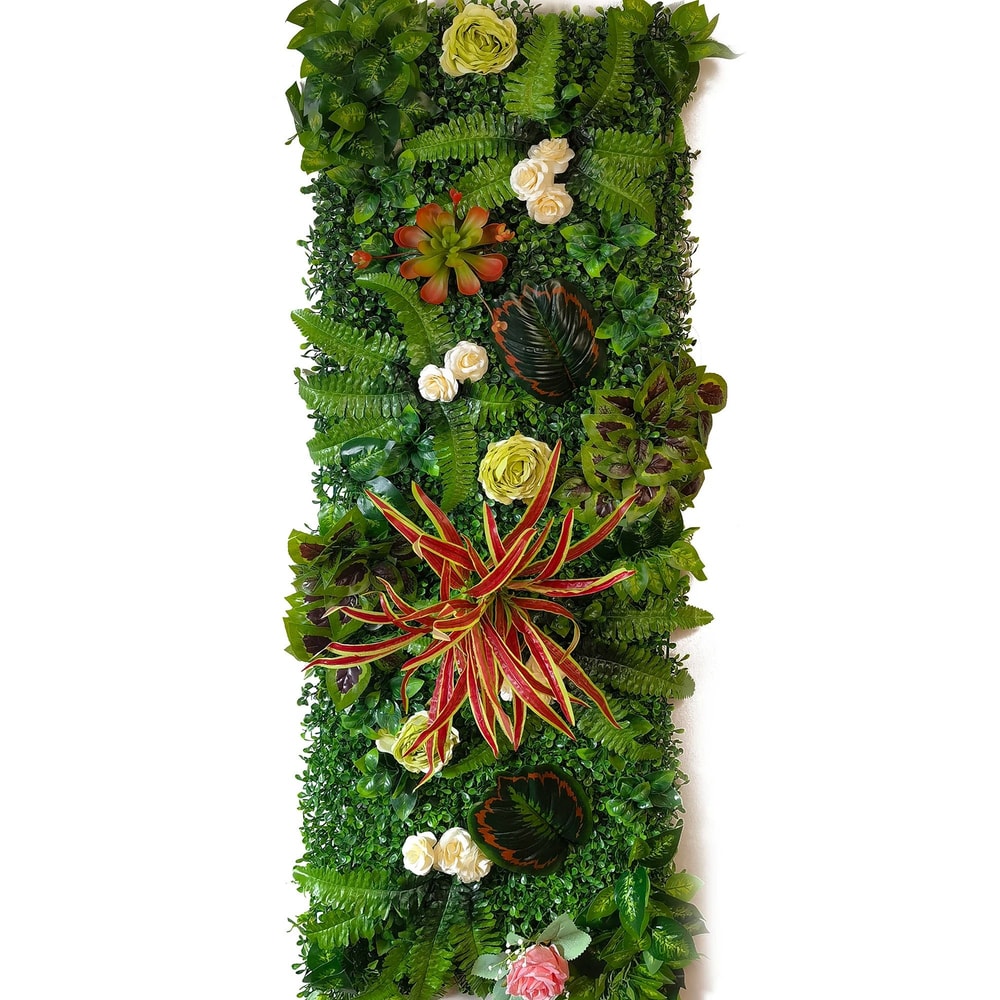 Artificial Moss Grass Wall Panel 16x47 In Faux Greenery Lawn Realistic Backdrop For Wedding Home 3