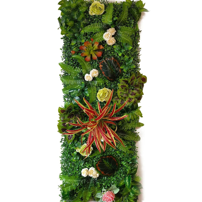 Artificial Moss Grass Wall Panel 16x47 In Faux Greenery Lawn Realistic Backdrop For Wedding Home 3
