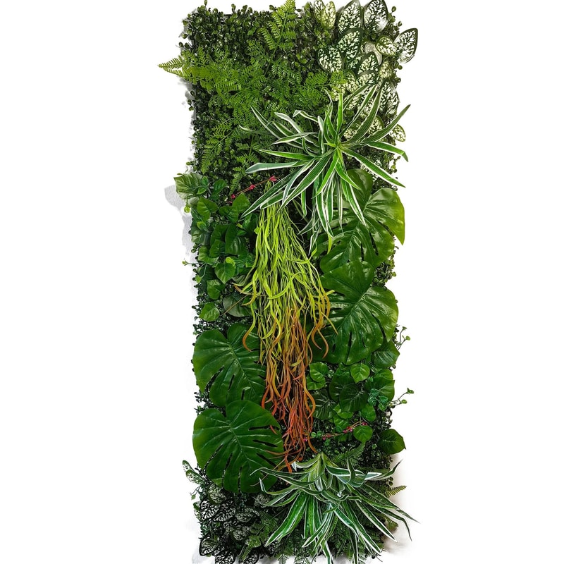 Artificial Moss Grass Wall Panel 16x47 In Faux Greenery Lawn Realistic Backdrop For Wedding Home 16