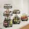 Rotatable Kitchen Spice Rack 360 Degree Turntable Organizer MultiFunctional Storage For Cabinets 0