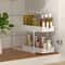 Sliding UnderSink Organizer DoubleLayer PullOut Storage Rack With 5 Hooks For Kitchen Bath 8