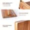 Acacia Wood Magnetic Knife Block DoubleSided Universal Knife Holder Rack With Strong Enhanced Magn 4