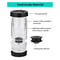 Glass Pickle Olive Hourglass Jar Airtight Strainer Container With Flip Design LeakProof Food Sto 0