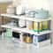 Adjustable UnderSink Storage Rack Expandable Cabinet Organizer Durable SpaceSaving MultiLayer Pot 1