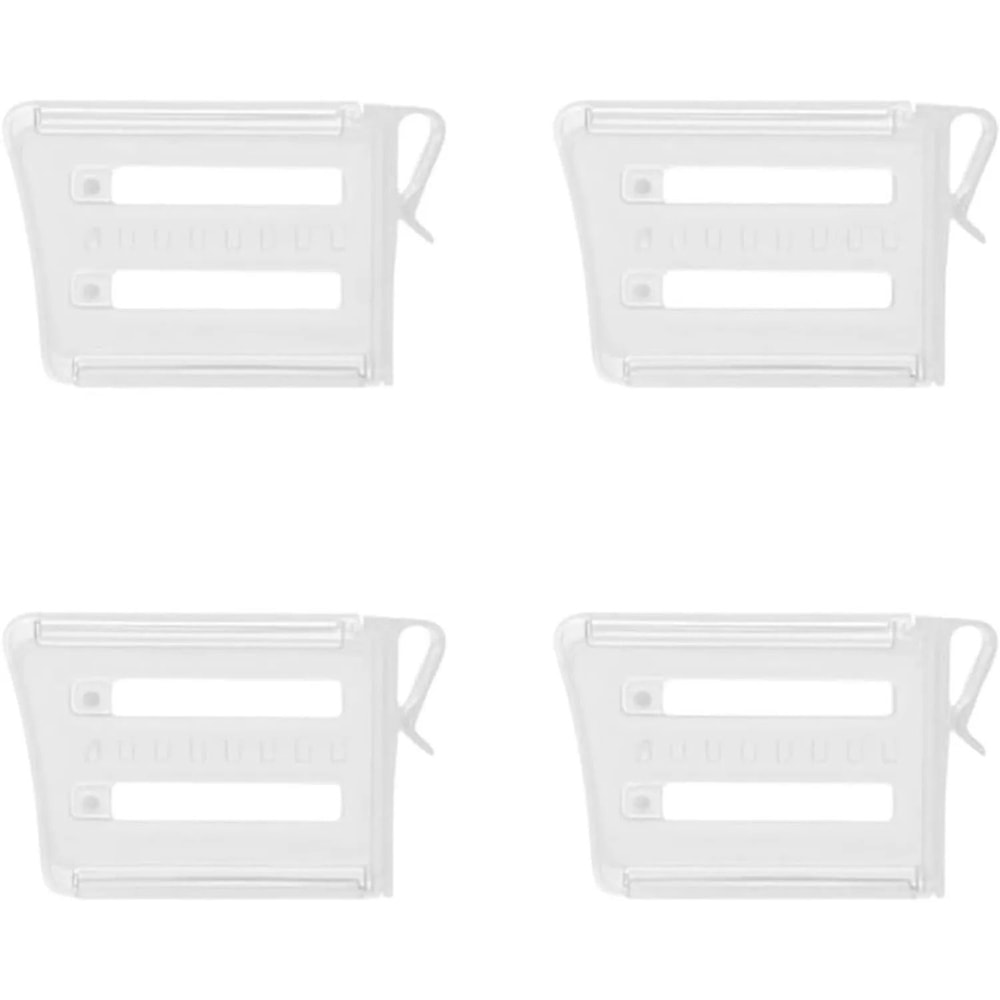 Refrigerator Storage Divider Clips 4pcs Expandable Fridge Door Partition Bottle Shelf Organizer B 7