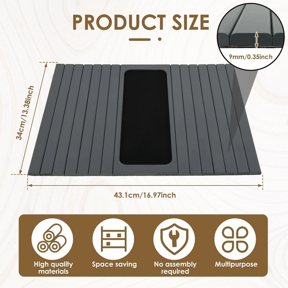 Folding Wood Sofa Arm Tray Sturdy And Robust Sofa Armrest Table Convenient Home Storage Snack Tr 7
