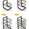 Adjustable Stainless Steel Pot Rack MultiLayer Household Pan Organizer HeavyDuty Kitchen Storage 6