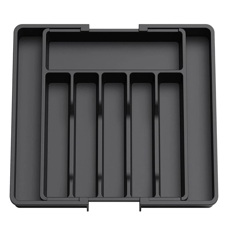 Expandable Silverware Utensil Tray Adjustable Kitchen Drawer Organizer Retractable Flatware Cutl 0