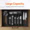 Expandable Silverware Utensil Tray Adjustable Kitchen Drawer Organizer Retractable Flatware Cutl 3