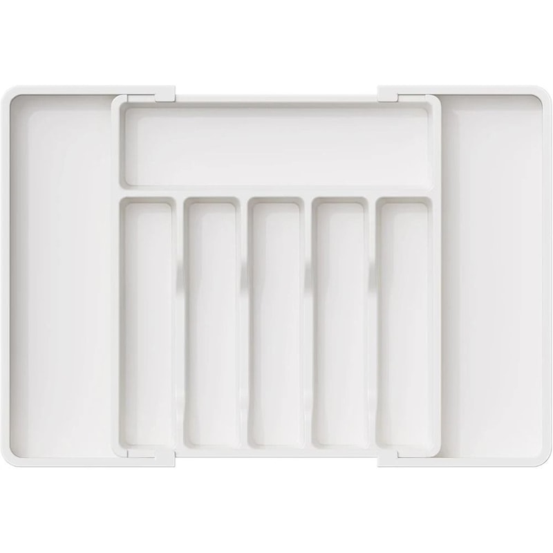 Expandable Silverware Utensil Tray Adjustable Kitchen Drawer Organizer Retractable Flatware Cutl 8