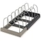 Expandable Stainless Steel Cookware Rack Adjustable Cabinet Organizer For Pans Lids And Cutting Bo 6