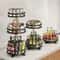 360 Rotating MultiPurpose Storage Box NonSlip Countertop Lazy Susan Kitchen Spice Cosmetic Organ 3
