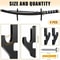 WallMounted Sword Rifle Rack Solid Wood Samurai Katana Display HeavyDuty Shotgun Sniper Rifle H 5