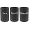 Airtight Coffee Tea Sugar Canister Set 3Piece Kitchen Countertop Containers FoodGrade Bean Spice 7