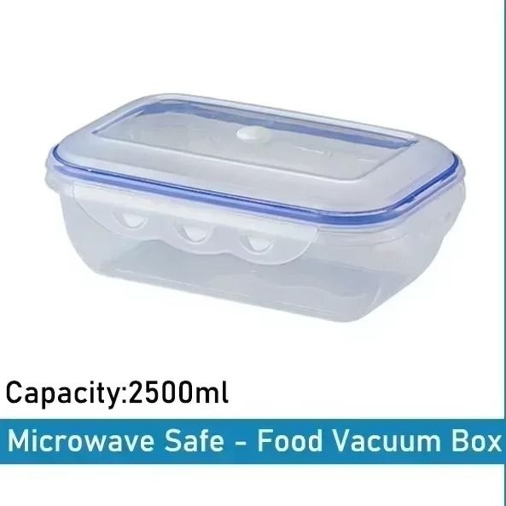 Vacuum Food Storage Box Airtight FreshKeeping Container Transparent Fridge Organizer Microwave S 10
