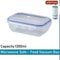 Vacuum Food Storage Box Airtight FreshKeeping Container Transparent Fridge Organizer Microwave S 12