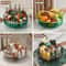 Rotating Clear Lazy Susan Organizer Round Plastic Spinning Container Bin For Pantry Fridge Kitche 2