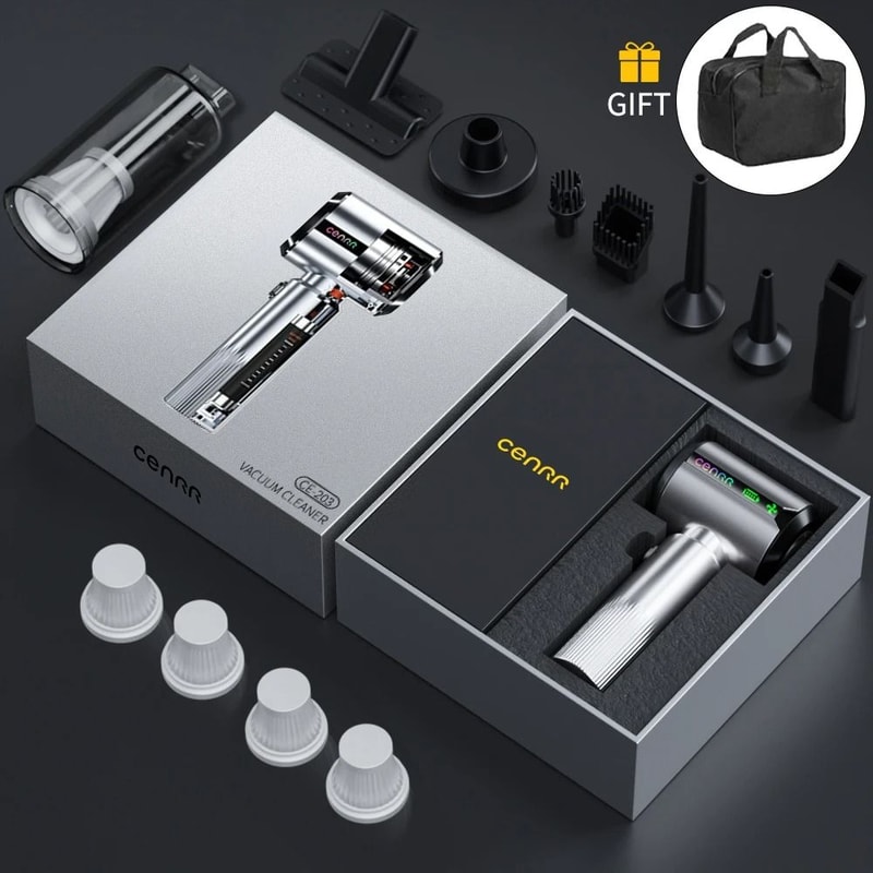 HighPower Mini Wireless Car Vacuum CE203 Powerful Suction Handheld Cleaner Cordless Portable Clea 7