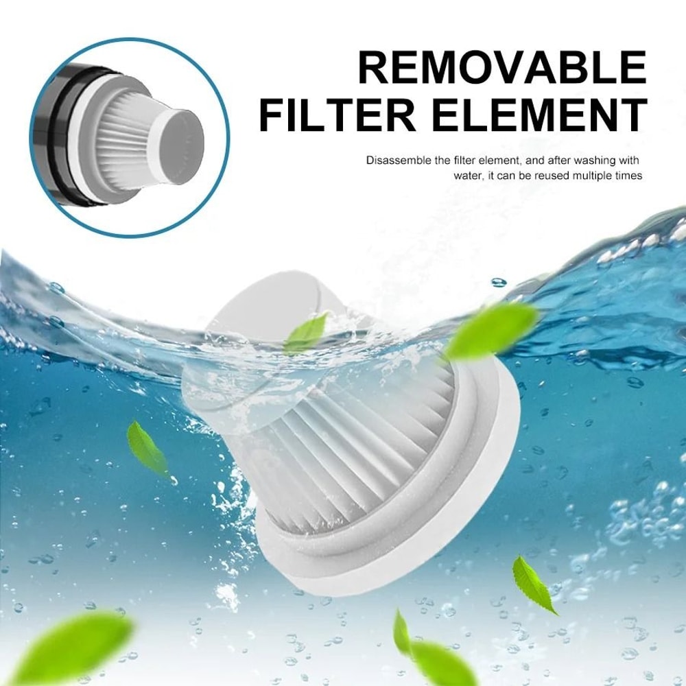 Wireless ABS Car Home Vacuum Portable HighPower Mini Cleaning Machine For Carpets Seats Househol 6