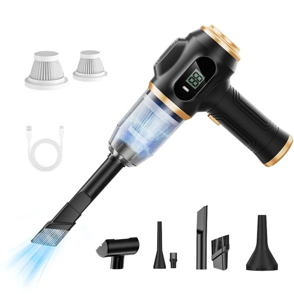 Cordless Handheld MultiFunctional Vacuum HighSuction Home Car Cleaner For Dust Debris Pet Hair 0