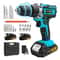 LithiumPowered Cordless Drill Driver Combo Electric Impact Drill Screwdriver Set Home DIY Tool 11