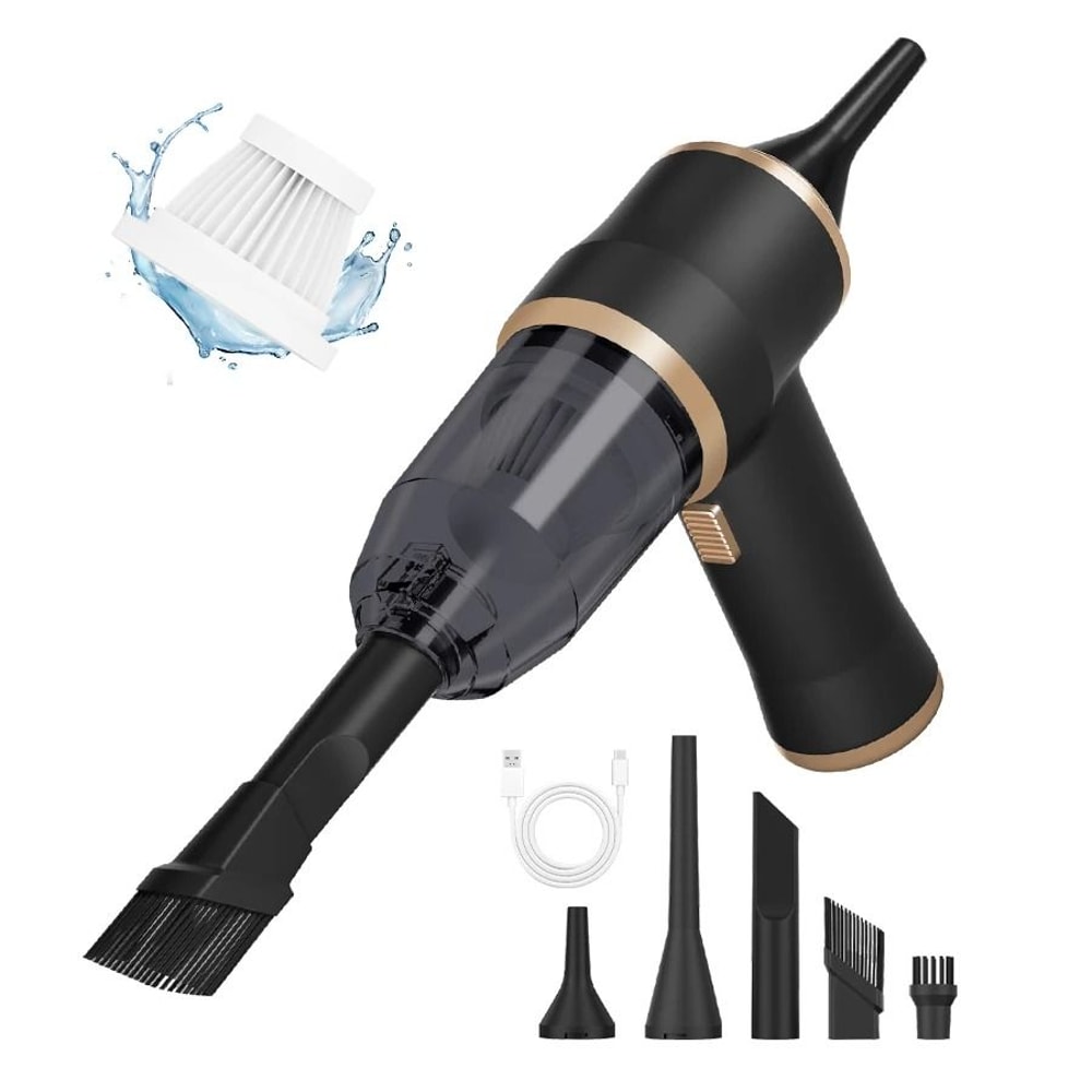 HighPower 2in1 Car Blower Vacuum Strong Suction Air Gun Blower Portable Auto Home Cleaning Mac 7
