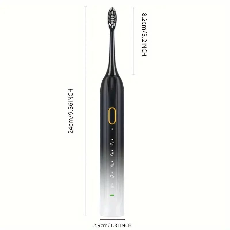 Rotary Electric Toothbrush Waterproof Rechargeable Tooth Brush With Smart Timer 10 Brush Heads 3