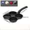 Medical Stone 4Hole Omelette Pan NonStick Egg Burger Dumpling Pot Professional Breakfast Frying 2