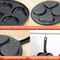 Medical Stone 4Hole Omelette Pan NonStick Egg Burger Dumpling Pot Professional Breakfast Frying 3