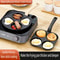 Medical Stone 4Hole Omelette Pan NonStick Egg Burger Dumpling Pot Professional Breakfast Frying 4