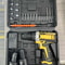 20V HighTorque Electric Power Drill Kit Complete Home Repair Maintenance Set With Drill Bits Dai 6
