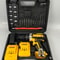 20V HighTorque Electric Power Drill Kit Complete Home Repair Maintenance Set With Drill Bits Dai 7