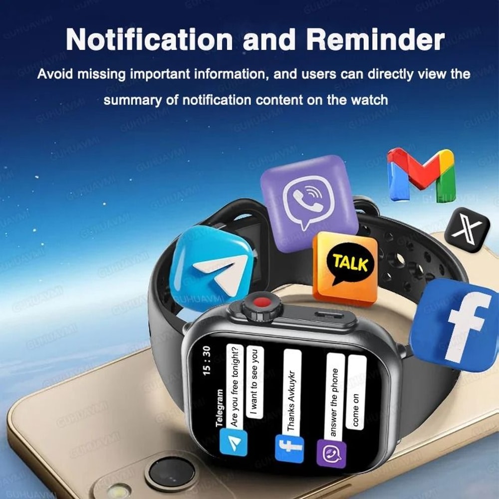 Ultra 2 SE Smart Watch 1000mAh Battery GPS AMOLED Pro Bluetooth Call Sport Waterproof Smart Bra 3