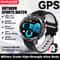 GPS Map Navigation Smart Watch AMOLED Screen 3ATM Waterproof Compass Pro Mens Womens NFC BT Cal 16