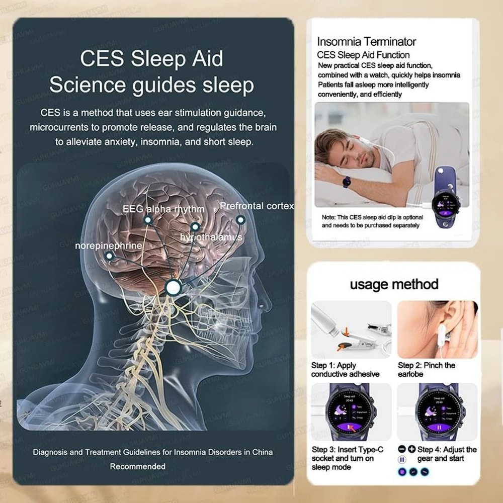 Pulse ECGPPG Health Smart Watch Blood Lipid Uric Acid BP Monitor Pro Mens Laser Care Body Fat S